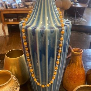 Glass bead necklace